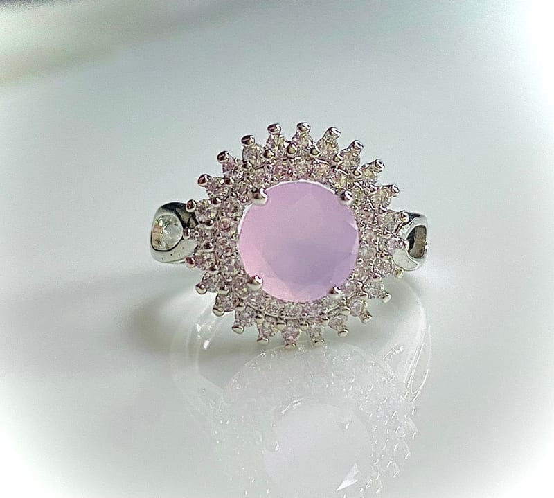 Blush Halo Ring — product photo 1 of 3
