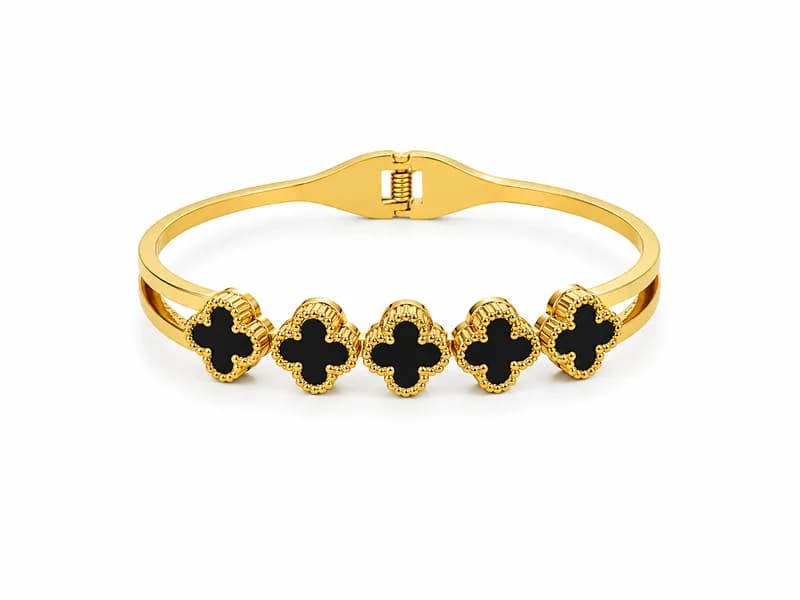 Midnight Blossom Cuff