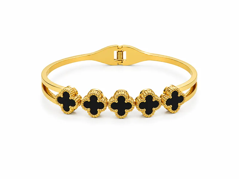 Midnight Blossom Cuff — artificial jewellery at Rawaiya