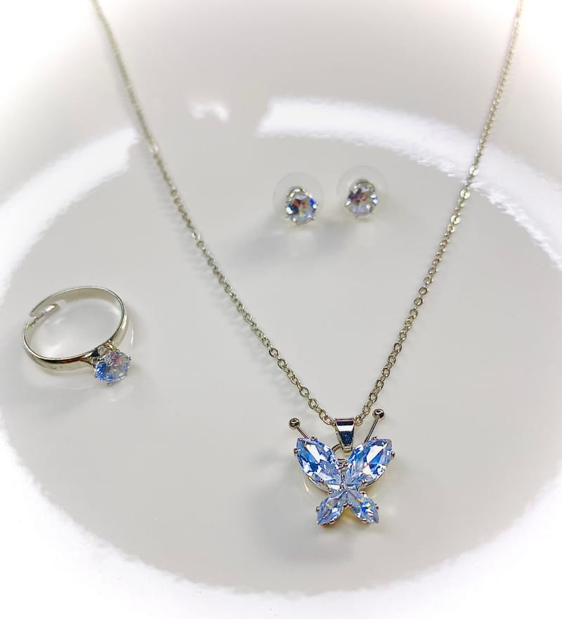 Tiny Gem Butterfly — artificial jewellery at Rawaiya