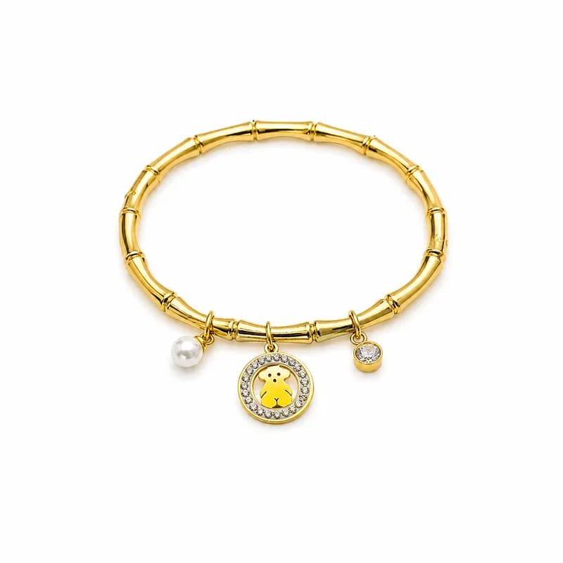 Teddy Charm Cuff