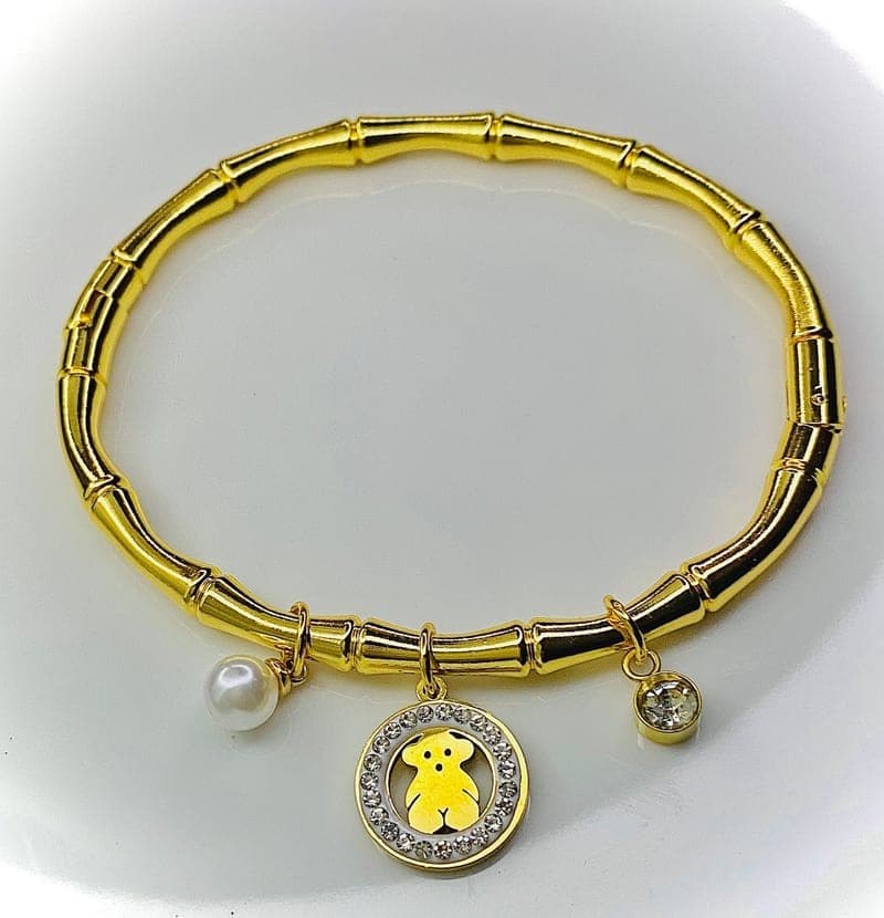 Teddy Charm Cuff