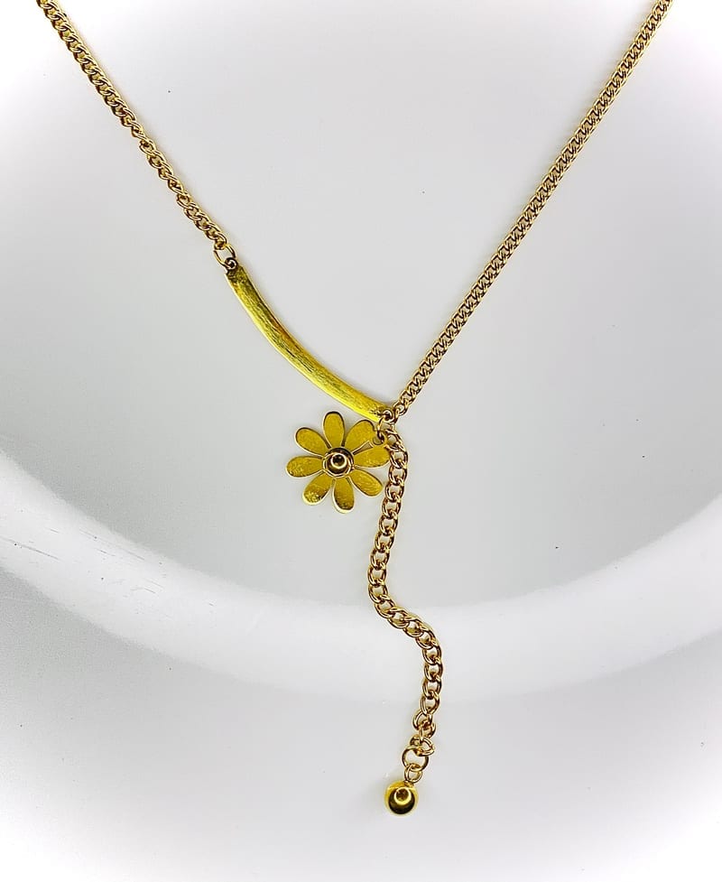 Golden Wish Necklace — artificial jewellery at Rawaiya