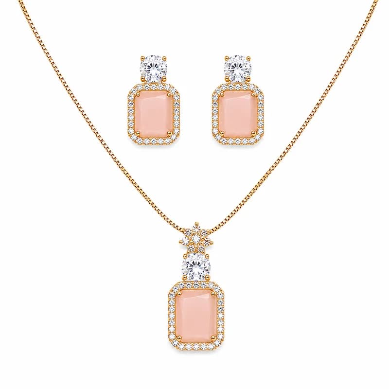 Blush Pendant Set