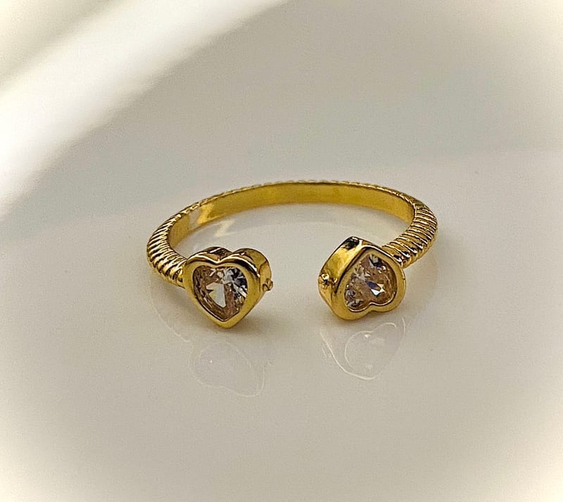 Twin Heart Ring — product photo 1 of 2